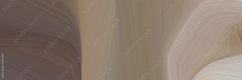Poster abstract flowing header with gray gray, ash gray and old mauve colors. fluid curved lines with dynamic flowing waves and curves for poster or canvas