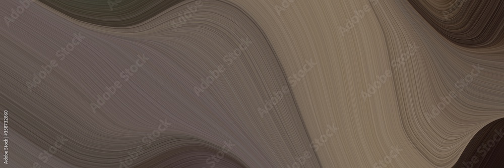 Fototapete abstract artistic header design with dim gray, very dark pink and very dark green colors. fluid curv