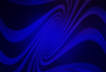 Dark BLUE vector template with space stars. Modern abstract illustration with Big Dipper stars. Smart design for your business advert.