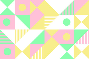 Color geometric design, vector background.