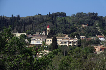 Sinarades, ein Dorf auf Korfu