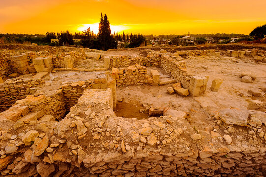 Ugarit excavated ruins, Syria