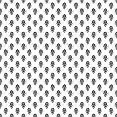 Monochrome vector seamless pattern