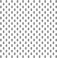 Monochrome vector seamless pattern