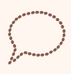 vector Talk Bubble coffee