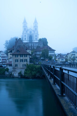 Naklejka premium schweiz-aarburg-castle
