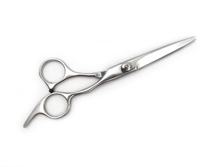 Scissors Barber, Scissors Salon , Scissors Realistic Metal silver, Scissors Classic, Scissors for a hairstyle on White Background