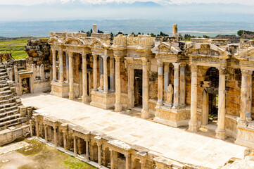 Fototapeta na wymiar Pamukkale, Turkey. UNESCO World Heritage site