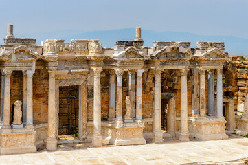 Obraz premium Pamukkale, Turkey. UNESCO World Heritage site