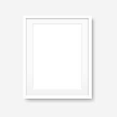 Picture Frame Isolated With Gradient Mesh, Vector Illustration