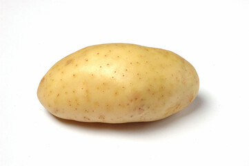 Potato, Close Up on white background .