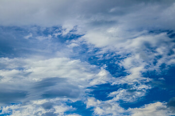 Blue sky and clouds