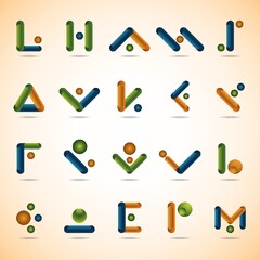 abstract logos icons