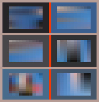Luxury color trends 2020 palettes vector set soft gradation of colors. PasteI interior color palettes, fashion design, fabric clothing and business ideas. Color fresh collection swatches for design.