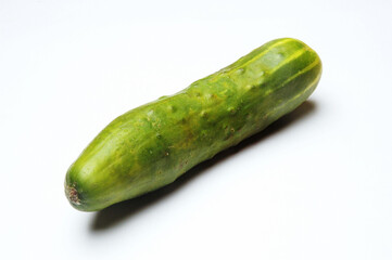 Cucumber, Close Up on white background .
