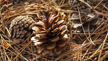 pine cone on the ground