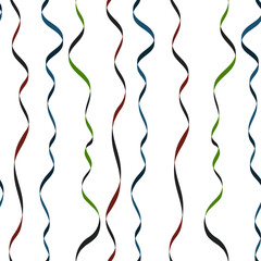 multicolored serpentine seamless pattern for decoration of works