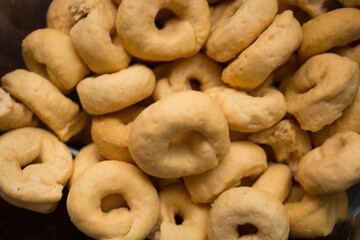 close-up of typical Italian food product called 