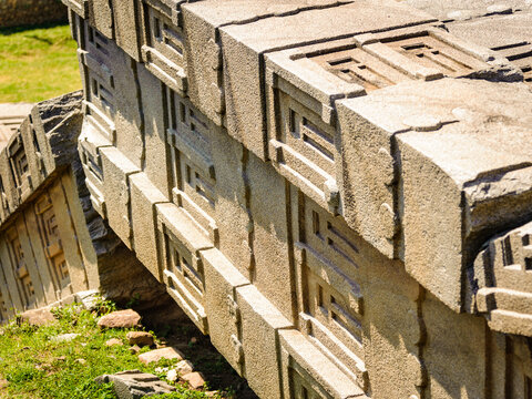 It's Stones And Other Ruins Of The Kingdom Of Aksum Or Axum, An Important Trading Nation In The Area Which Is Now Eritrea And Northern Ethiopia