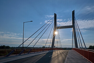 Schrägseilbrücke Schlunzig.