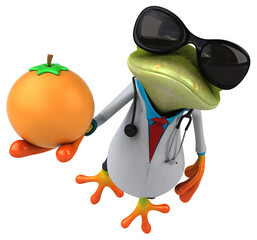 Frog doctor - 3D Illustration