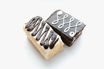 cake isolated on white