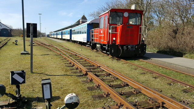 Inselbahn auf Wangerooge