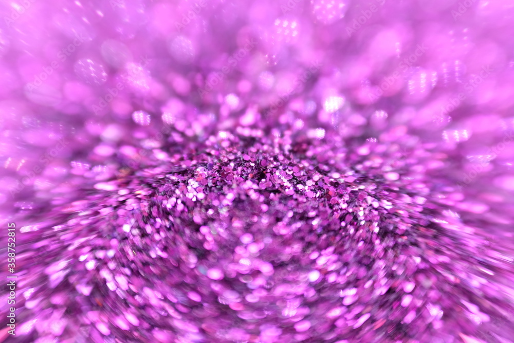 Poster pink crystal abstract background and defocus on bokeh sparkling background