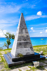 It's Memorial stone in Bridgetown, Barbados