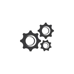 Gear logo template  vector icon