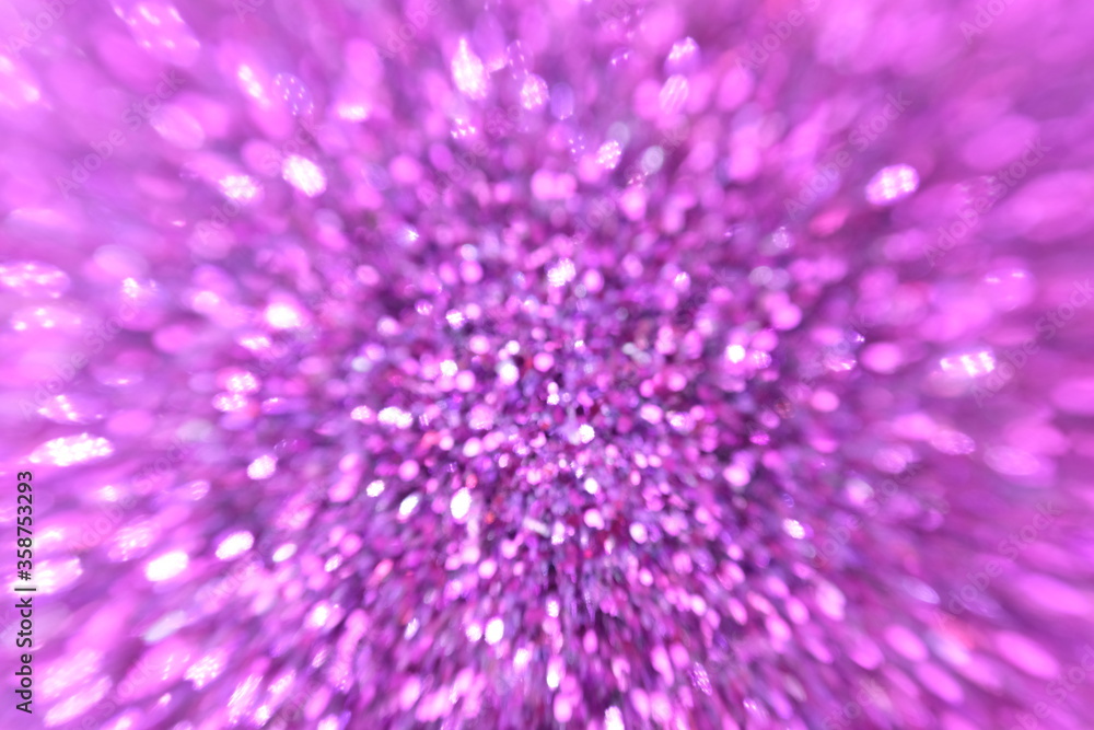Poster pink crystal abstract background and defocus on bokeh sparkling background