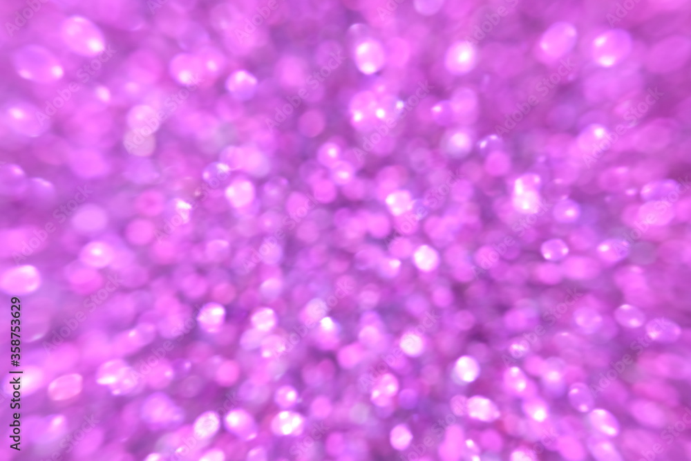 Poster pink crystal abstract background and defocus on bokeh sparkling background