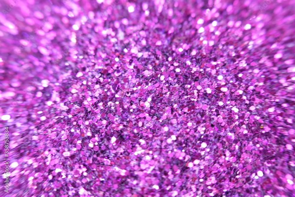 Poster pink crystal abstract background and defocus on bokeh sparkling background