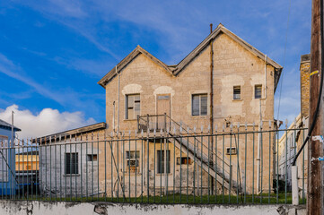 It's Building in the historic part of Bridgetown, Barbados. Historic Bridgetown and its Garrison is a World Heritage Site of UNESCO.