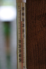 thermometer readings on a hot summer day