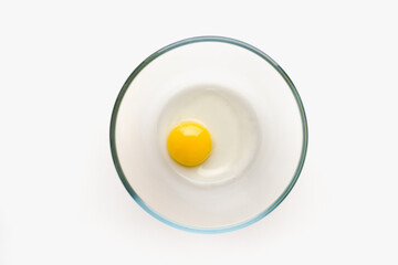 egg yolk in a bowl, egg