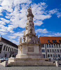 Fototapeta na wymiar It's The Trinity statue of Budapest, Hungary