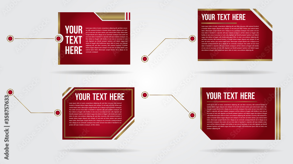 Aufkleber title in hud style futuristic callout bar labels.minimal modern creative design call box bars and la