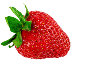 a handful of strawberries on a plate