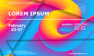 Liquid color shape. Fluid background. Vector.