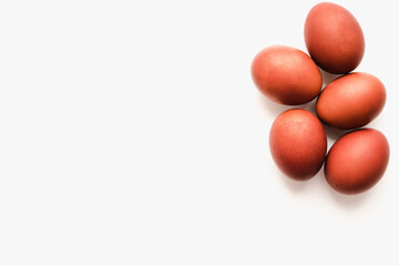 Easter eggs, colored eggs