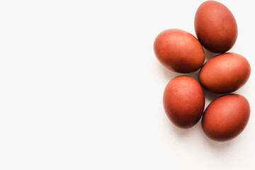 Easter eggs, colored eggs