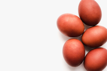 Easter eggs, colored eggs