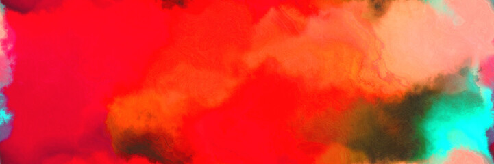 abstract watercolor background with watercolor paint with crimson, red and light salmon colors