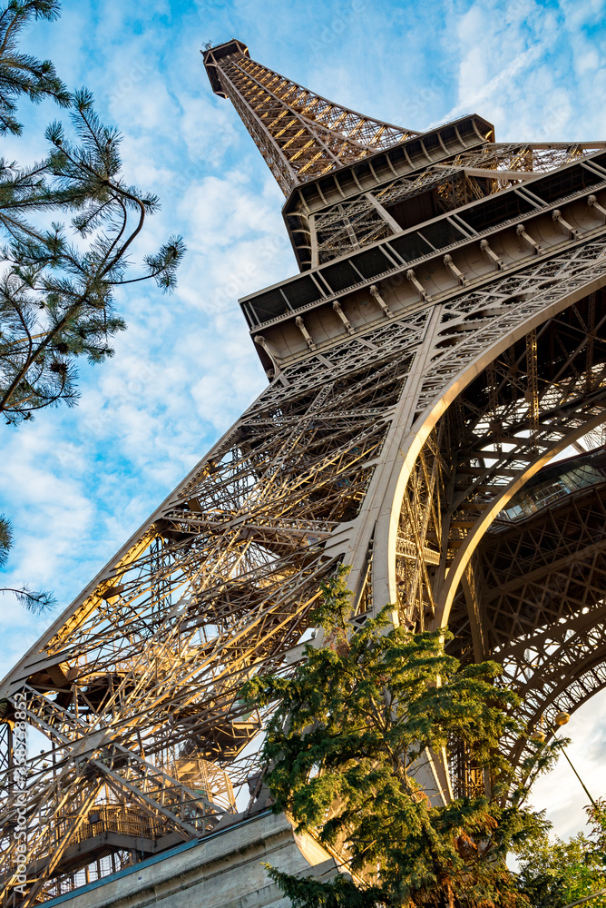 Wall mural View of the Eiffel Tower