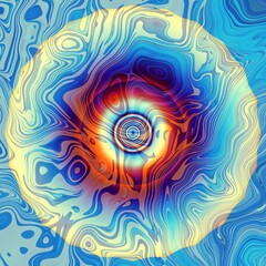 Vintage grunge mandala ornament pattern.