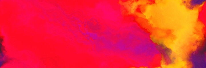 abstract watercolor background with watercolor paint with vivid orange, crimson and old mauve colors. can be used as web banner or background