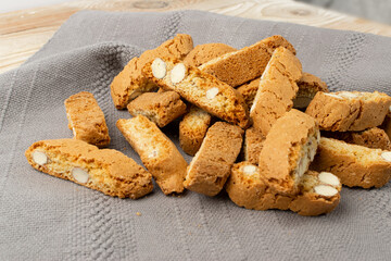 Biscotti Di Prato, Cantuccini or Cantucci Shortbread with Almond
