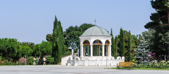 It's Holy Trinity Cathedral of Tbilisi, the main Cathedral of th
