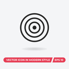 Dart vector icon, simple sign for web site and mobile app.